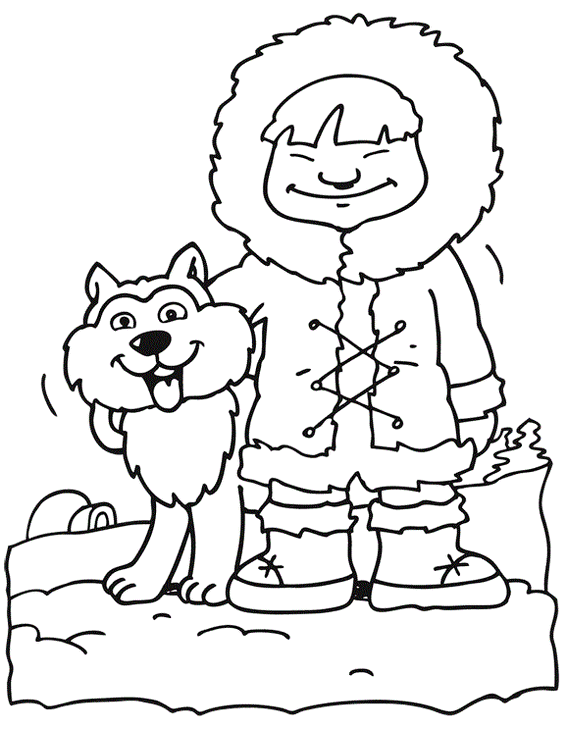 Soulmuseumblog: Eskimo Coloring Sheets