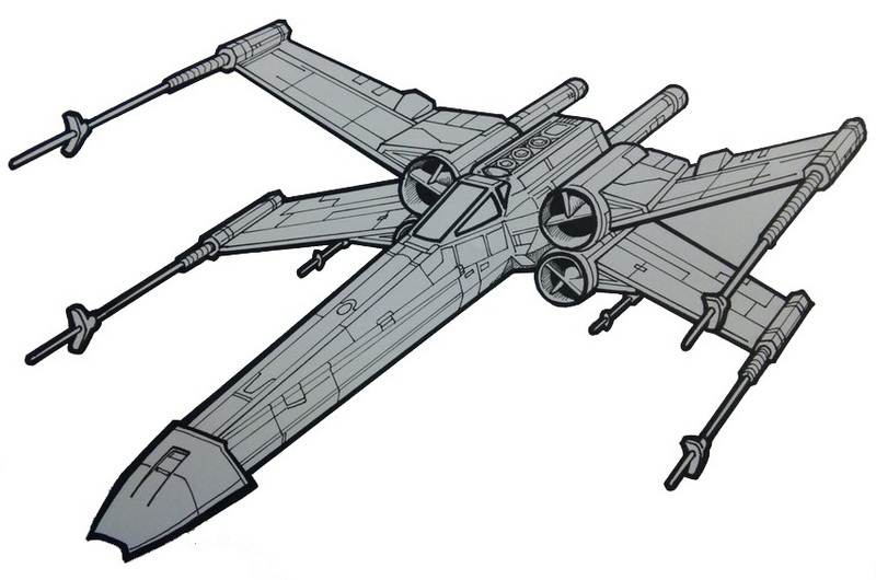 Star Wars Coloring Pages X Wing Fighter.