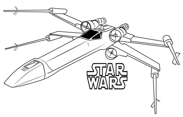 Top 7 X Wing Fighter Coloring Pages for Star Wars Fans.